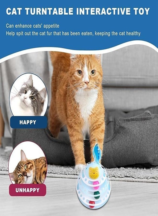 KittuPet Cat Toy Roller Cat Toys Interactive with Three Colorful Ball Interactive Kitten Fun Mental Physical Exercise Puzzle Toys for Indoor Color Random Color Pack of 1 - Image 5